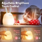 1200mAh Soft Animal Silicone LED Night Light For Toddler Kids Sleep