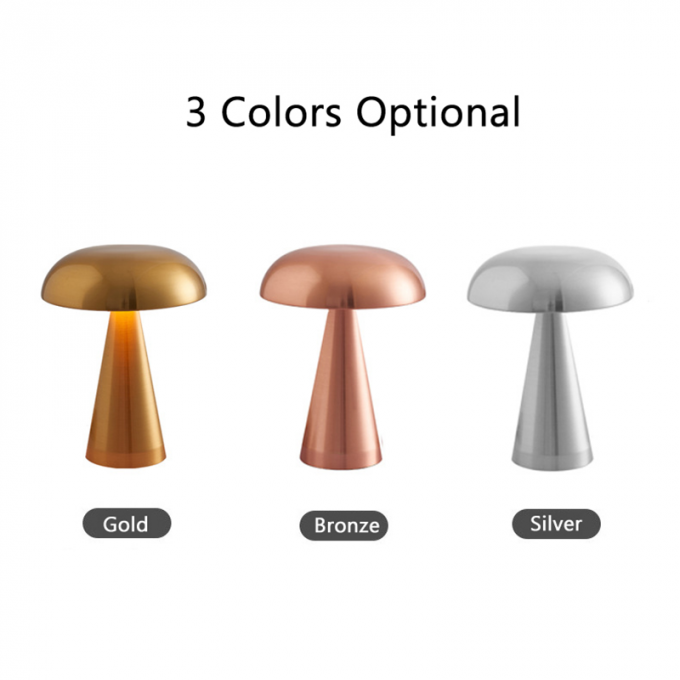 Contemporary Luxury USB Cafe Mushroom Table Lamp For Bedroom 1