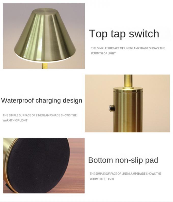28cm Wireless Restaurant Bedside Desk Lamp JSTD 07 Touch Switch Table Lamp For Bar 1