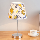 TL 01 Fabric Shade 380mm Bedside Table Lamp For Living Room