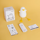 Phone Holder Silicone Led Duck Night Light For Warm Bedside Lamp