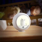 800mAh Pink Rechargeable Motion Sensor Cat Night Light For Bedroom