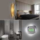 4500K Bathroom  Toilet Wardrobe Induction Night Light With Clock