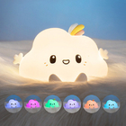3000K Colorful ABS Silicone LED Night Light DC5V Little Cloud Silicone Night Light