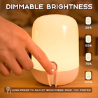 Dimmable RGB 127mm Portable Night Lamp For Breastfeeding
