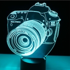 CE Camera 3d Printer Night Light 3D 05 Change 7 Colors Light