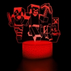 Acrylic  3D 06 3d Touch Mine Craft Night Light Sandbox Games Gifts