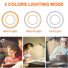 48 LEDs 6500K Dormitory USB Desk Lamp Clip On Light With 3 Color Modes