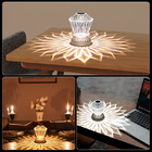 5V 2A Crystal Table Lamp 4 Hours Led Warm Light For Bedroom Decoration