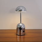 CE Rechargeable LED Desk Lamp 3 Colors Cordless Mushroom Table Light