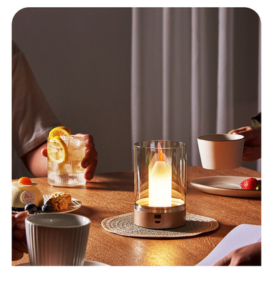 Hand Induction Sensor LED Candle Night Light , Smart Home Lights For Restaurant