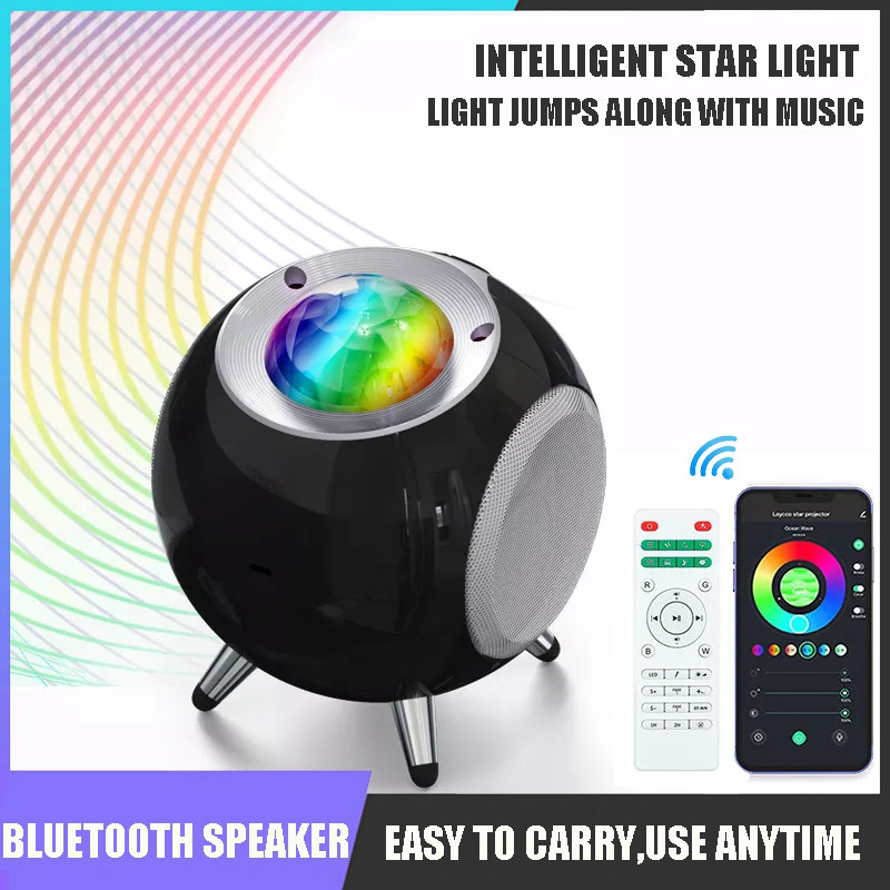 CE 10w Projector Bluetooth Speaker LED Projection Lamp For Pesta Malam