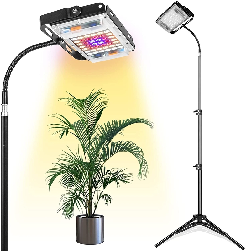 30V Indoor Full Spectrum LED Plant Lamp 15mm Plant Tripod Stand Light