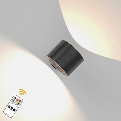 Movable LED Sconce Wall Lamp Reading Light Magnetic Install Touch Remote Control For Bedside