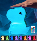 Dinosaur 9.4cm Portable Color Changing Night Lamp With USB Rechargeable