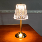 USB Crystal Bedside Night Light Bar Table Lamp For Restaurant