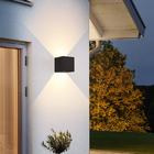 PIR Motion Sensor 12W Indoor LED Wall Lamp Up And Down Waterproof